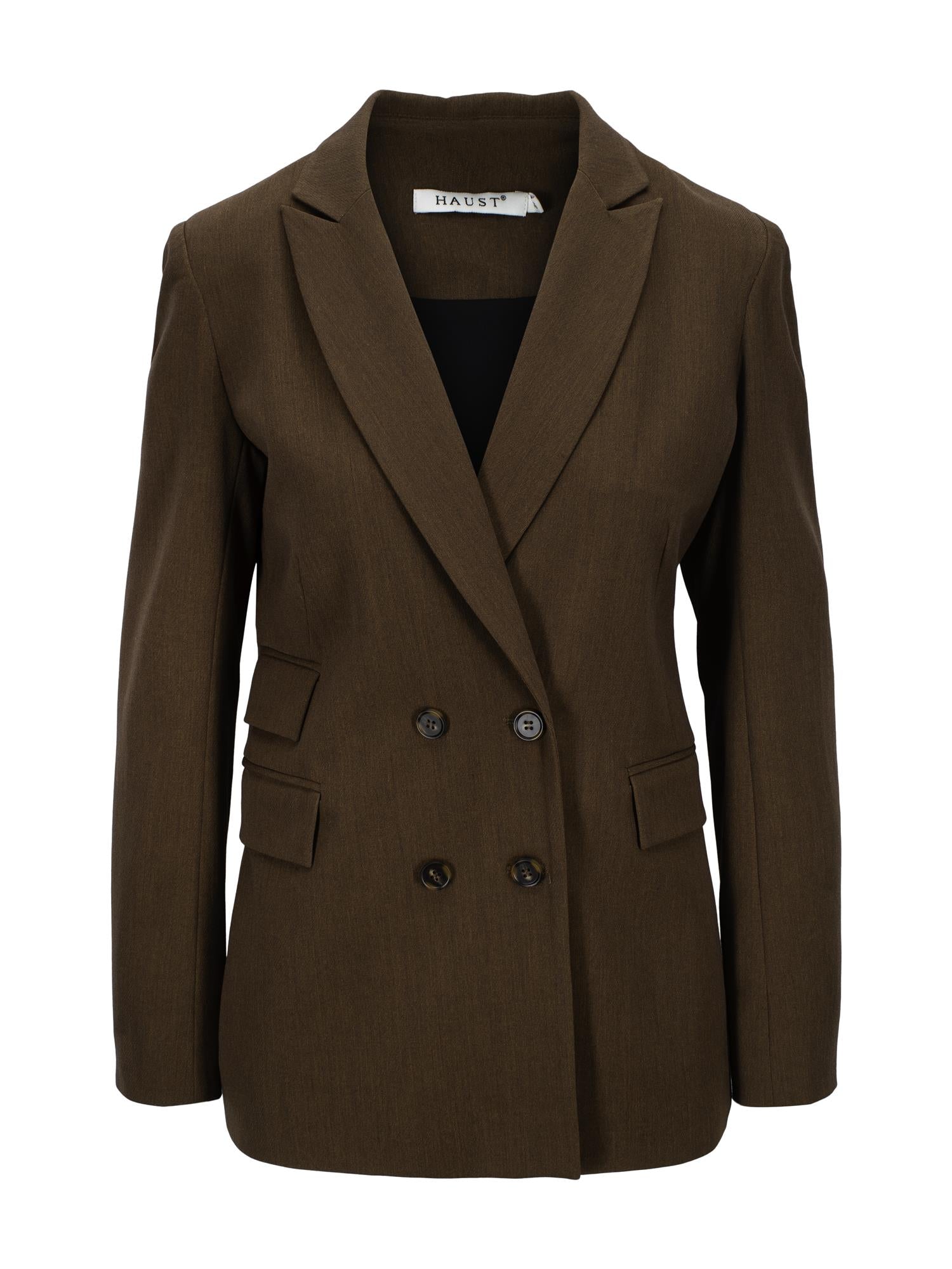 Dbl chested blazer Cognac