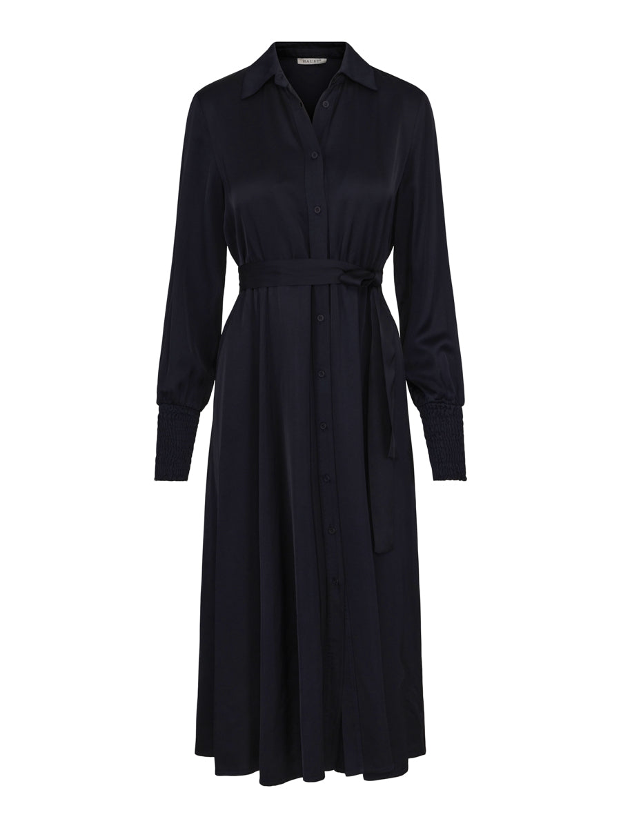 Satin dress Navy