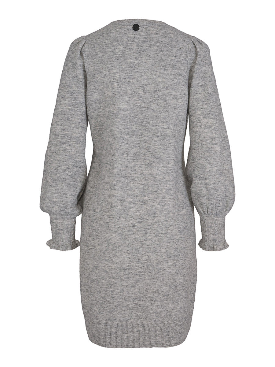 Mohair knitted dress Grey Melange