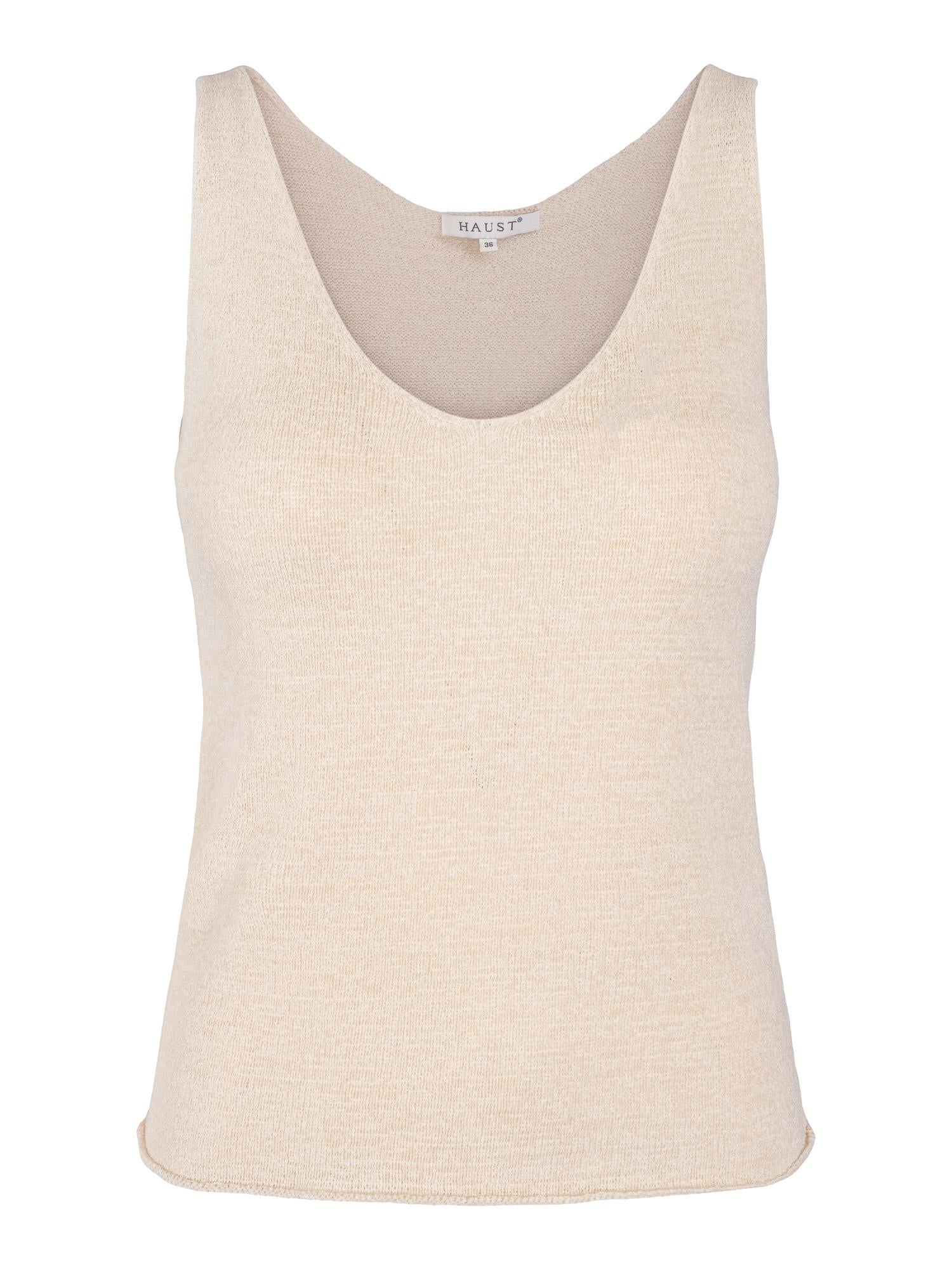 Knitted top lys-beige