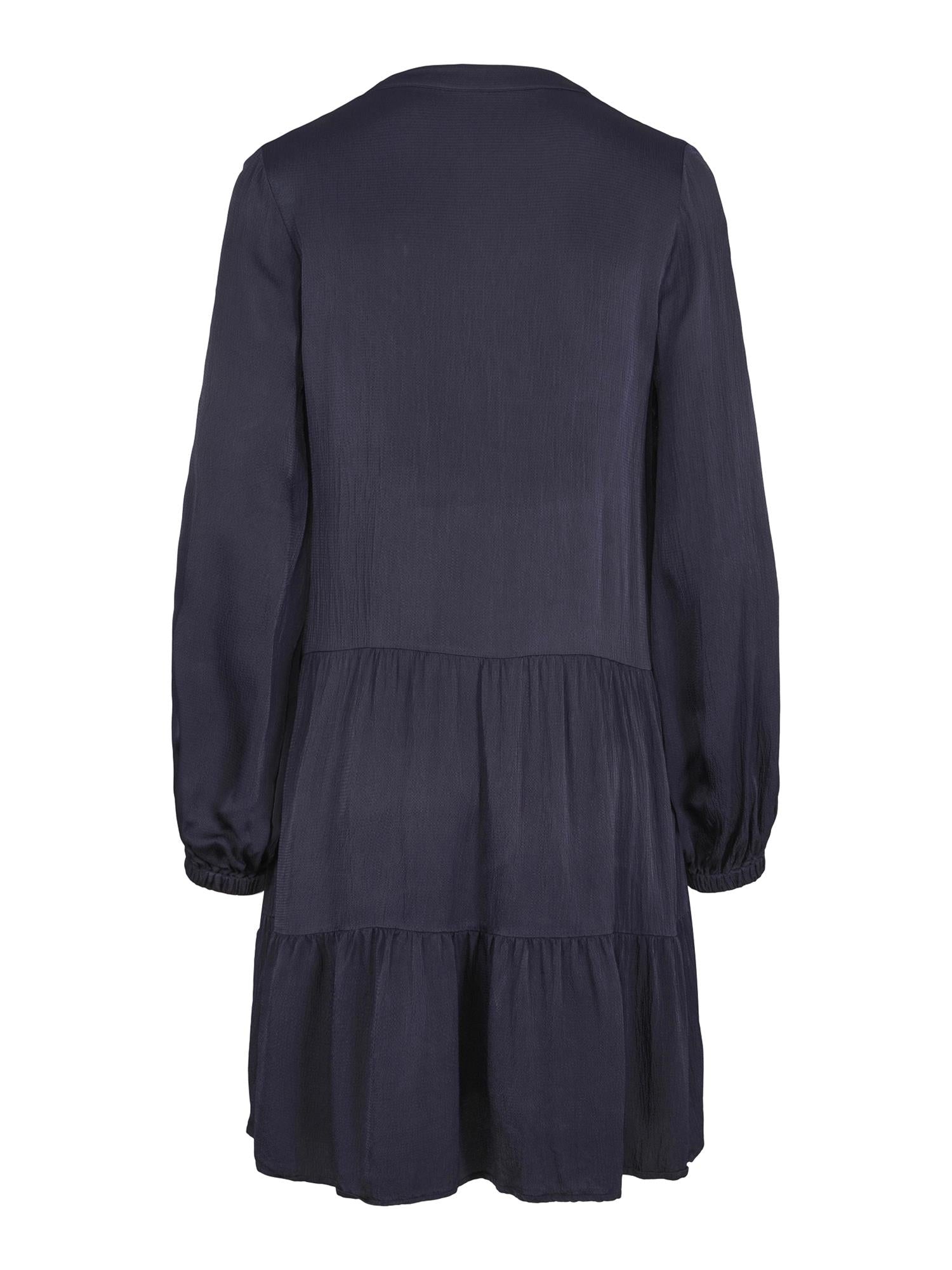 Viscose dress Marineblå