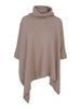 Big collar poncho Sand melert