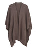 Poncho squared shaped Brunmelert