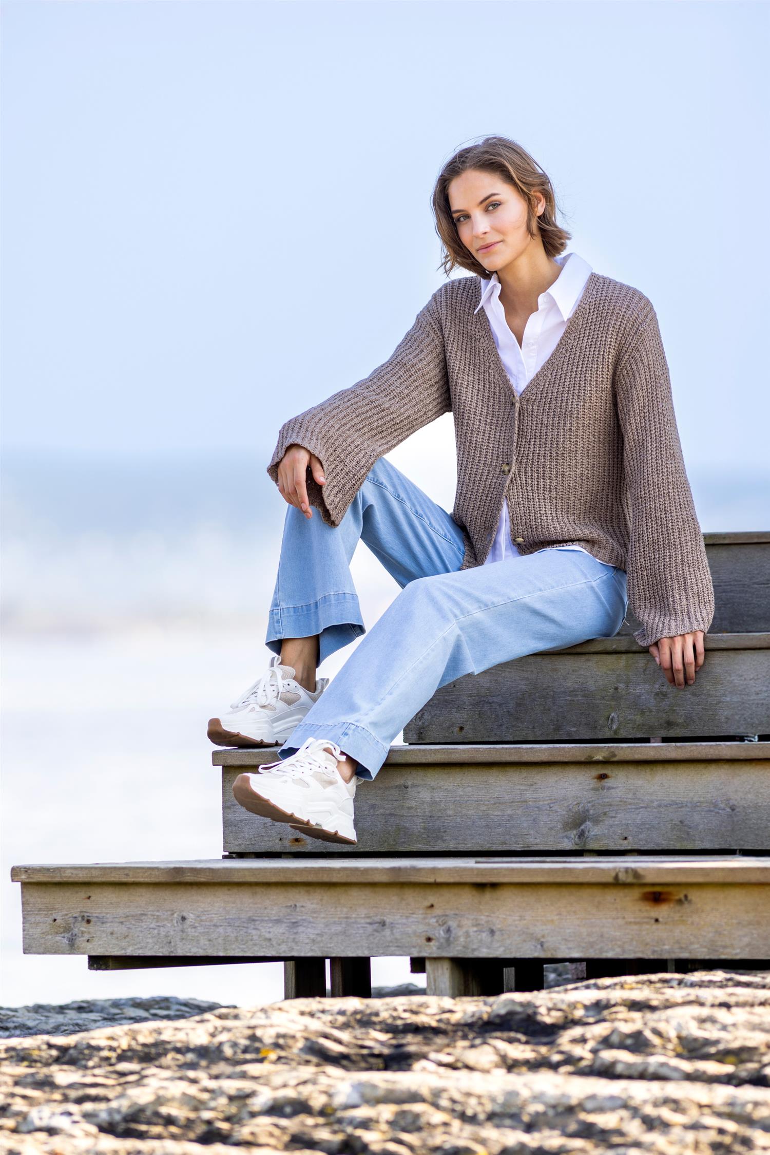 Pocket Bootcut jeans Sky blue