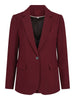 Casual tailored blazer Deep burgundy