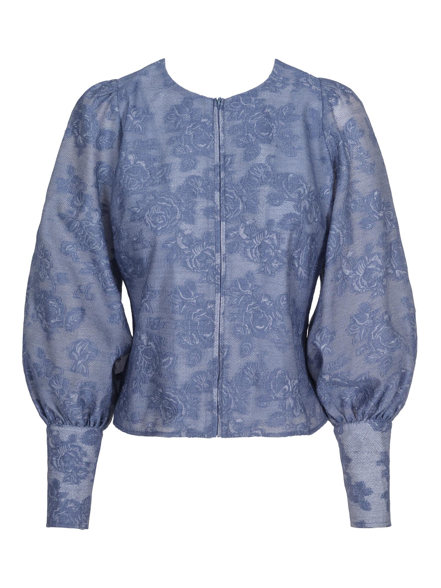 Rose - mesh blouse Blue