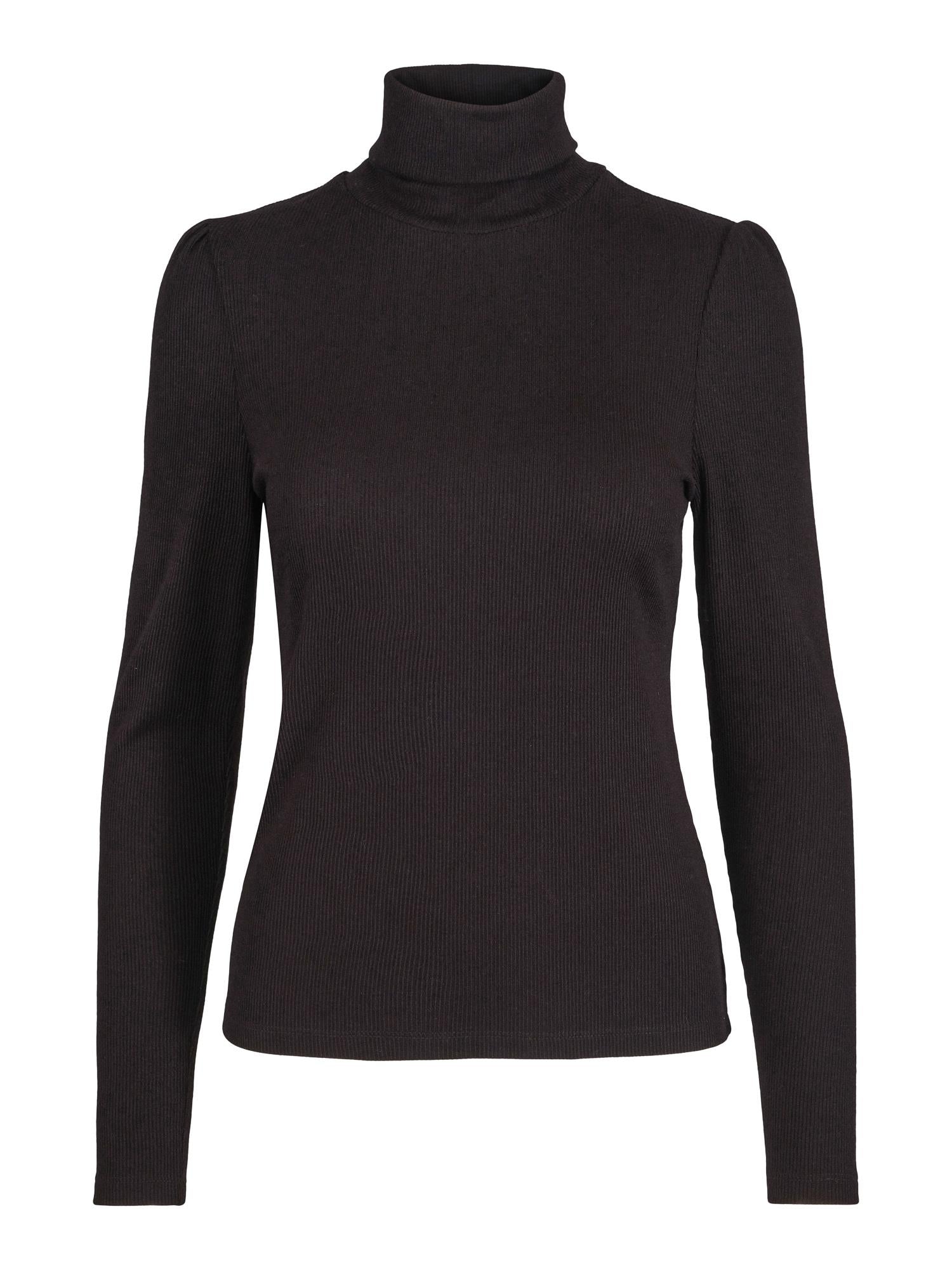 Rib rollneck Sort