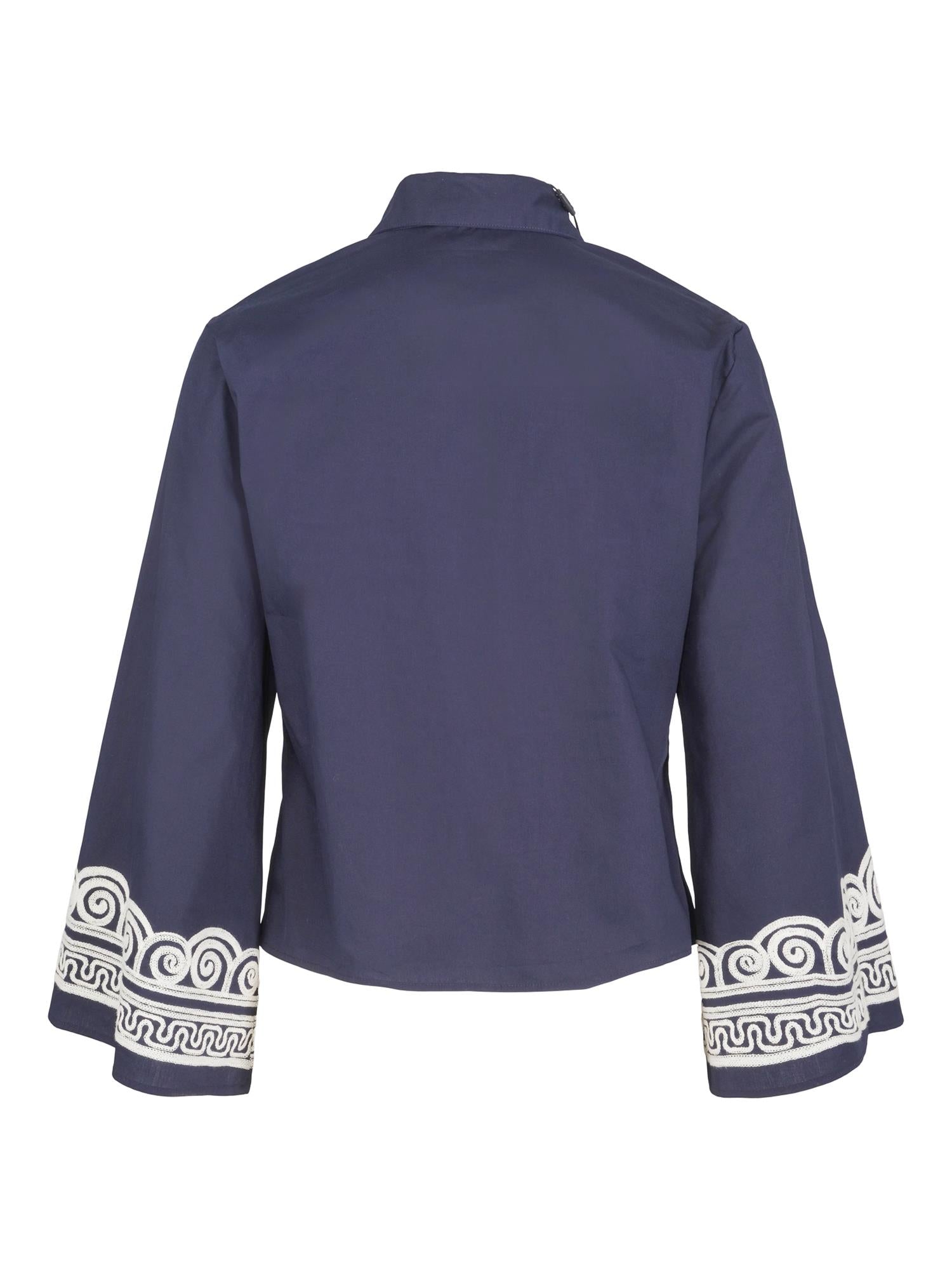 Embr tie shirt Marineblå