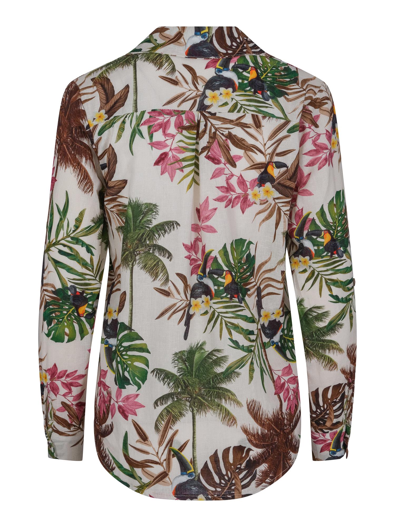 Printed shirt White-jungle