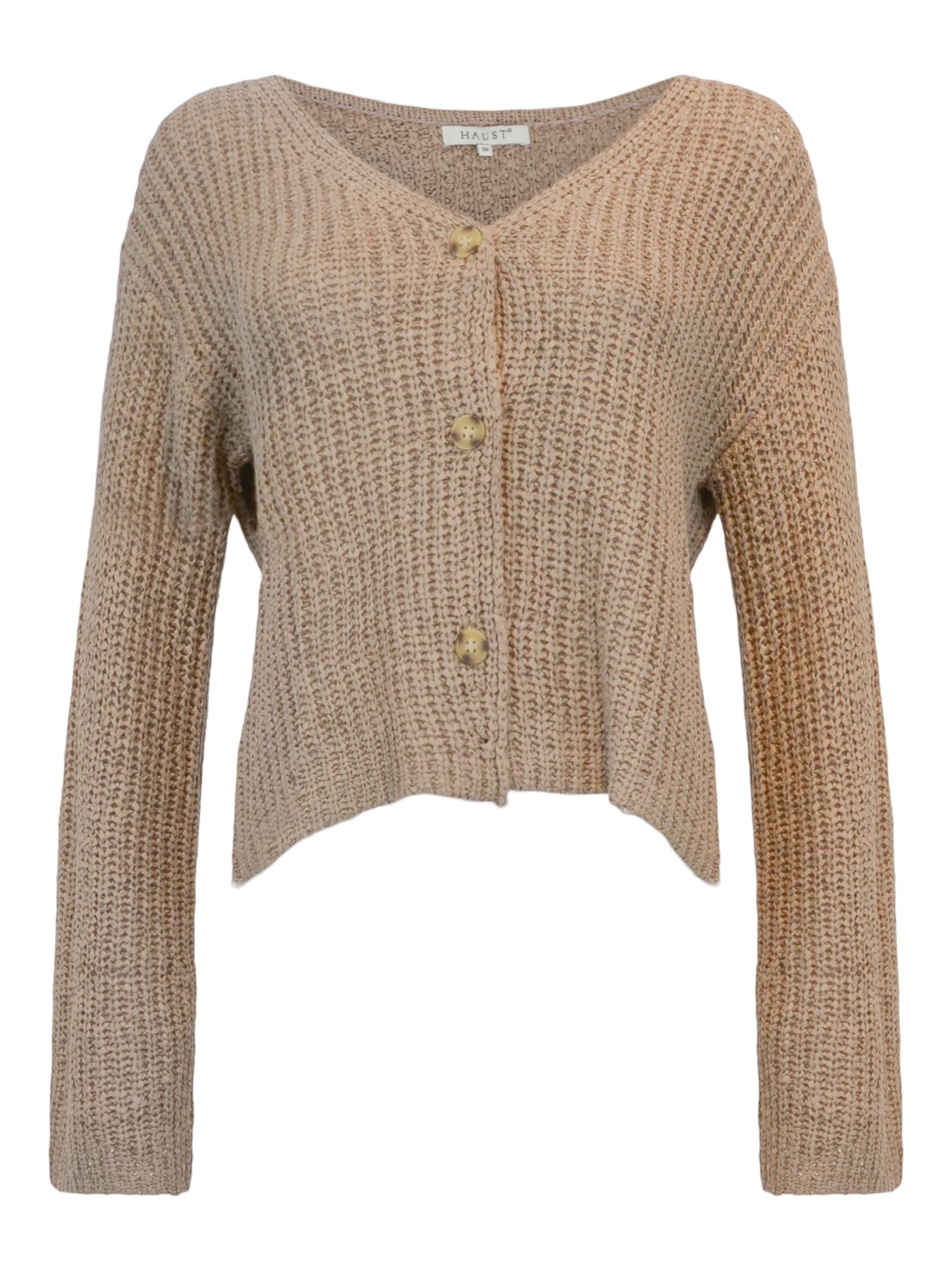 Rough cardigan Sand