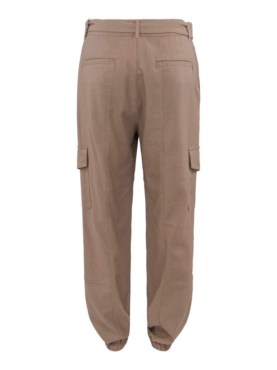 Cargo linen troouser Sand