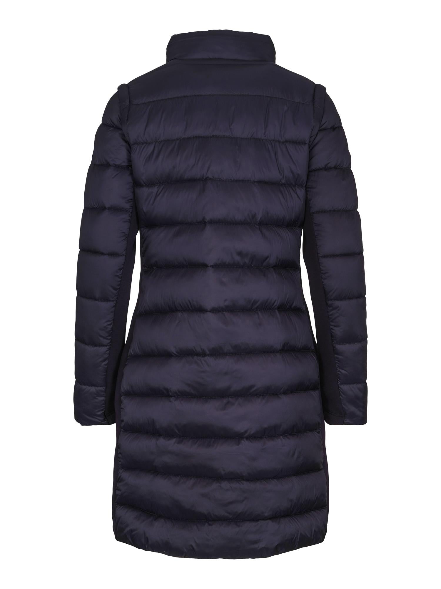 Long detailed jacket Navy