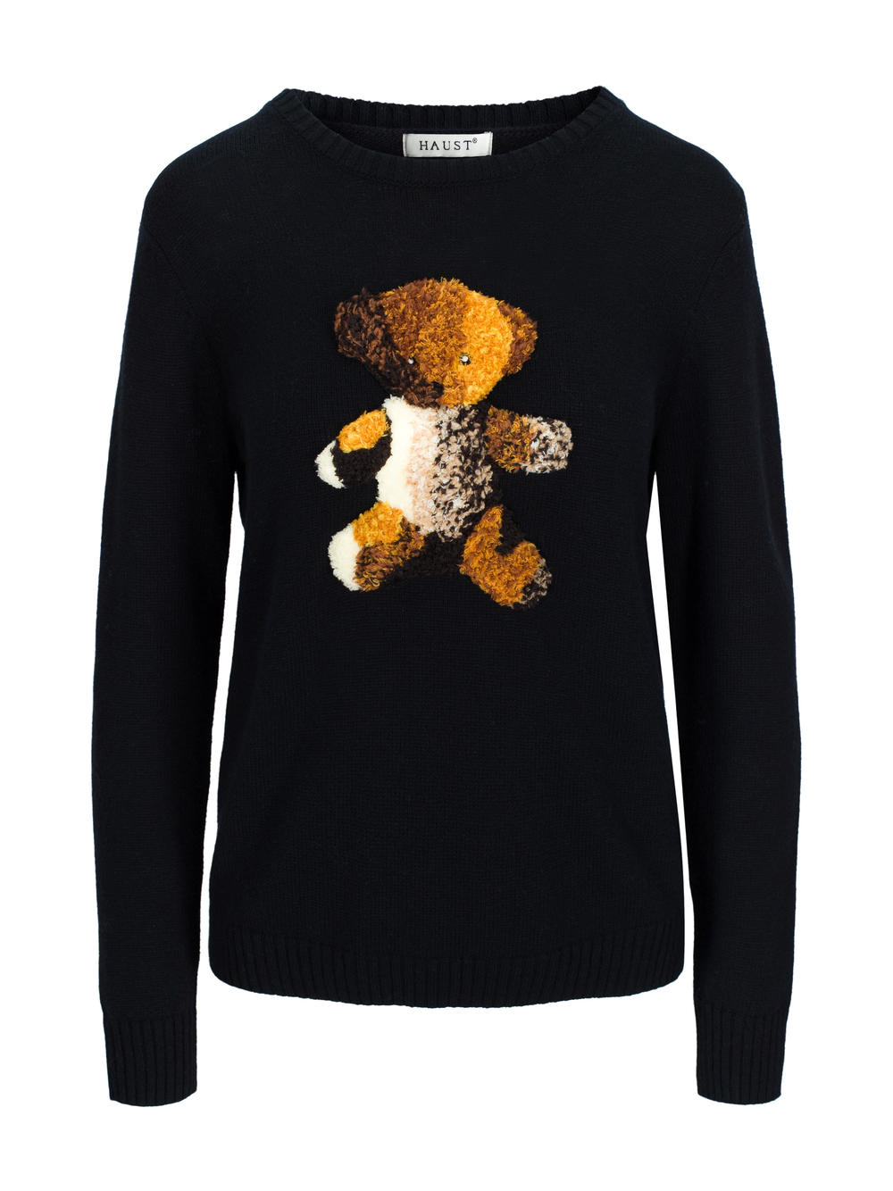Teddy bear pullover Black