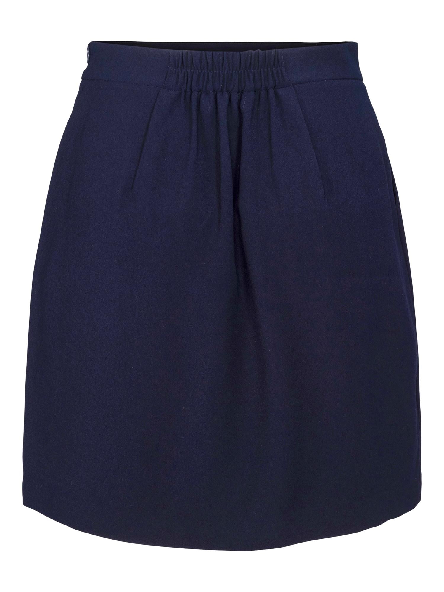 A-line skirt Marineblå