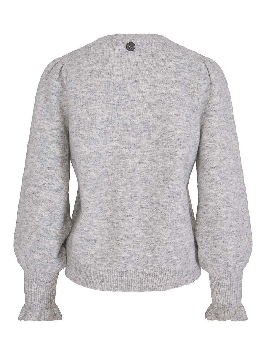 Mohair cardigan Grey Melange