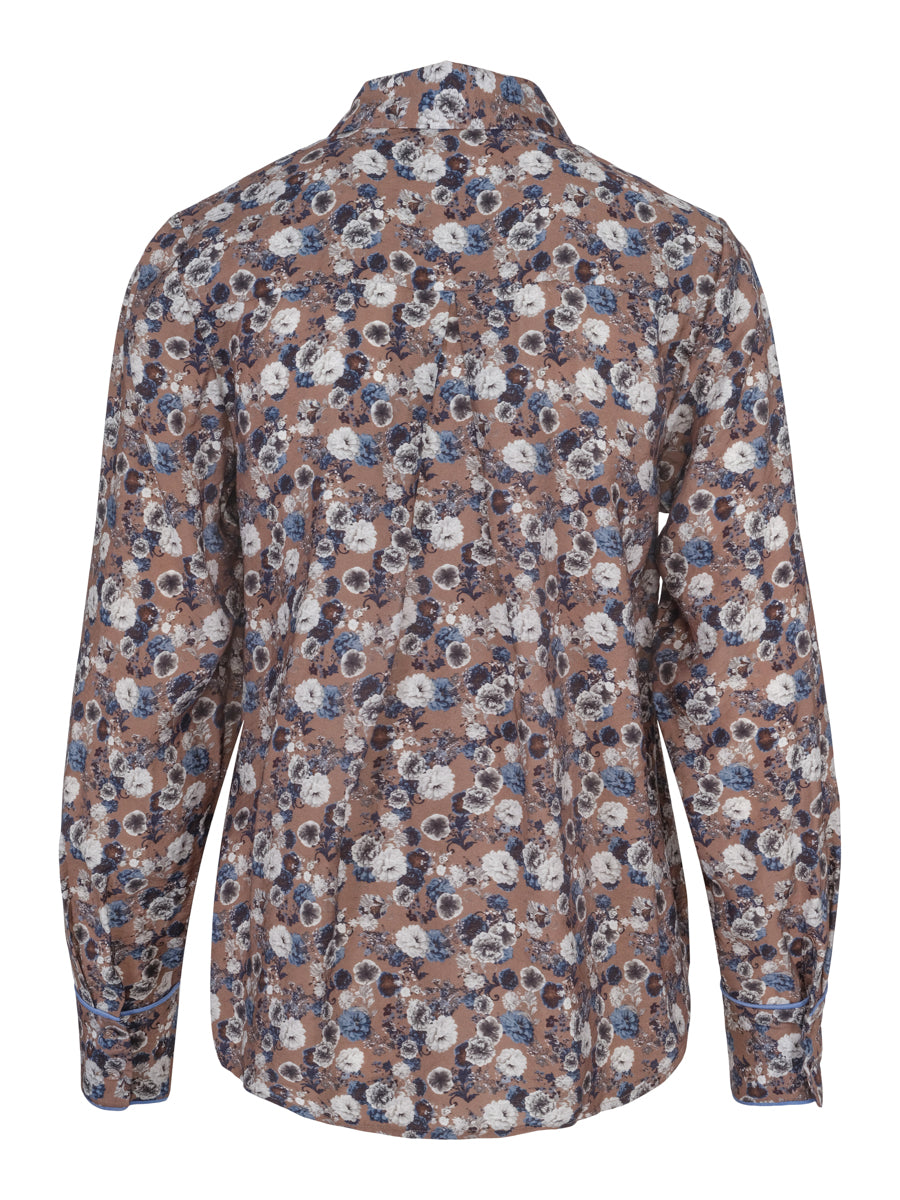 Detailed flower shirt Flower