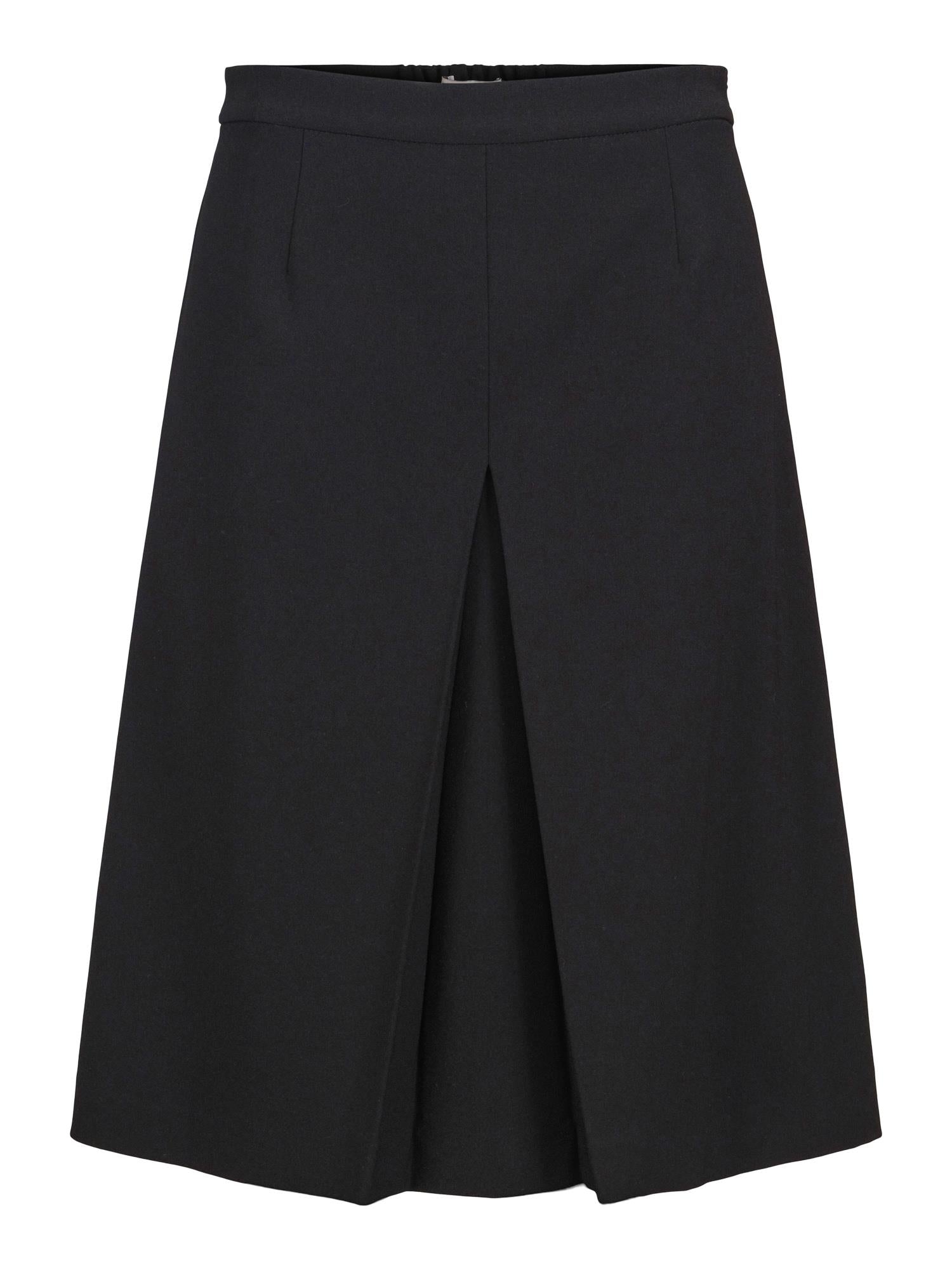 Kneelong A-shape skirt Sort