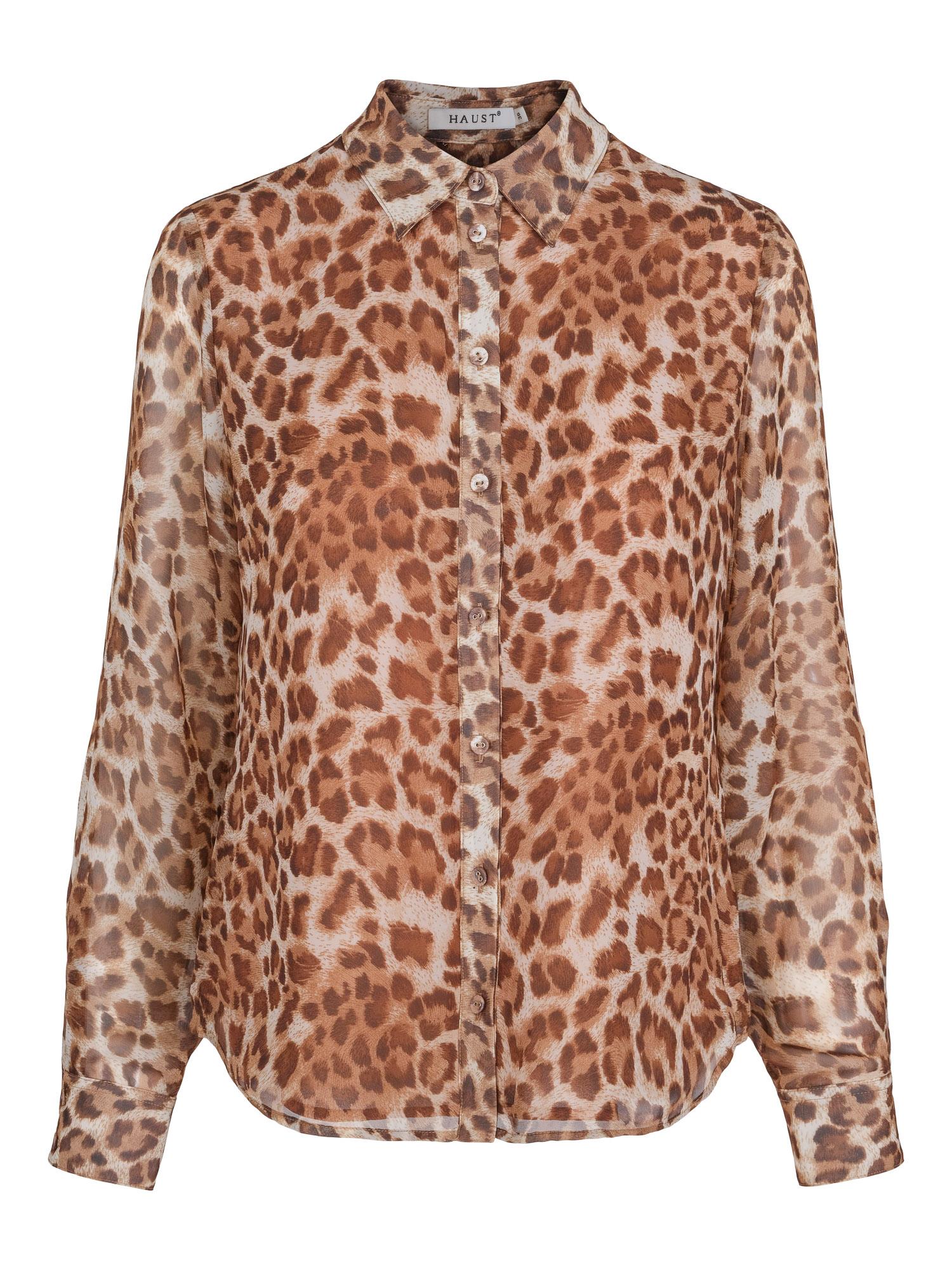 Printed chiffon shirt Dyreprint