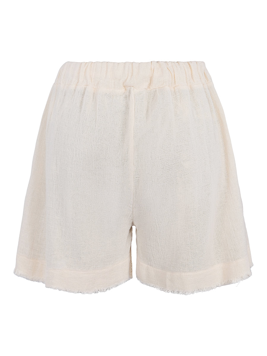 Linen shorts Light Sand