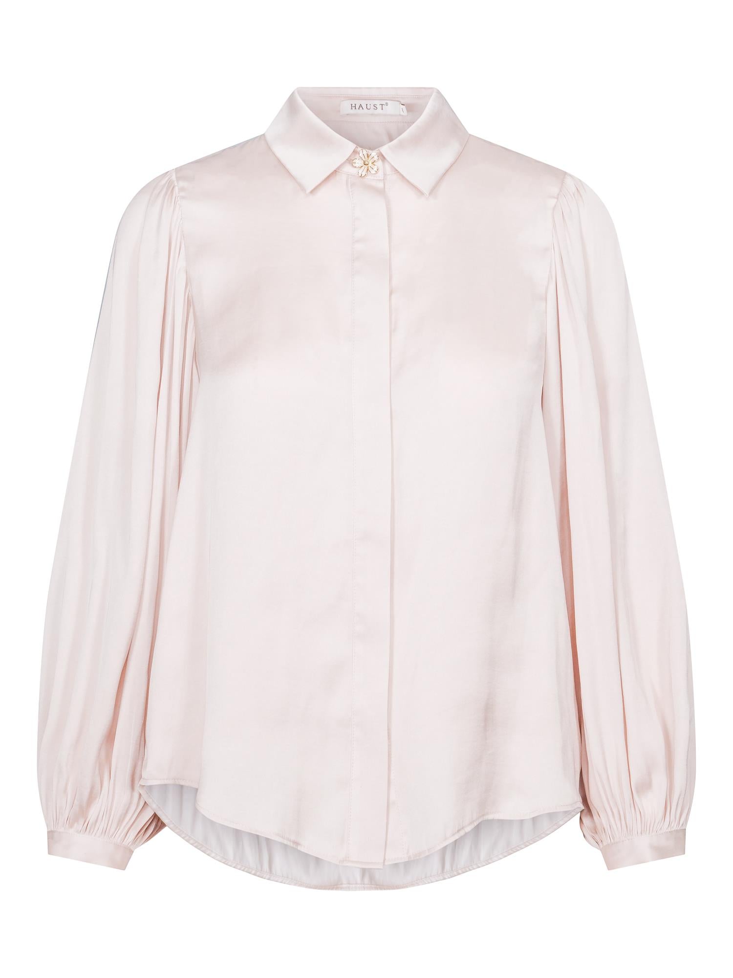 Flower button shirt Champagnefarget
