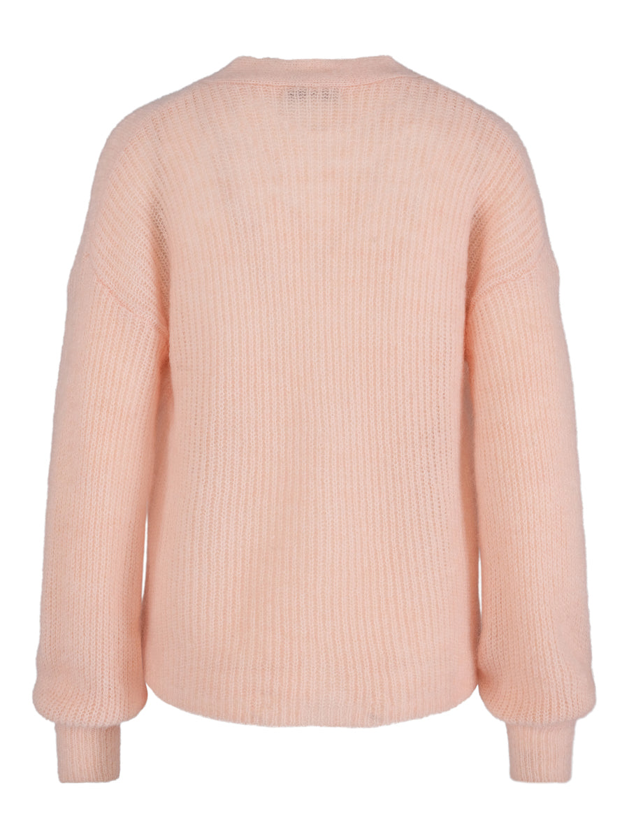Mohair knitted cardigan Rose