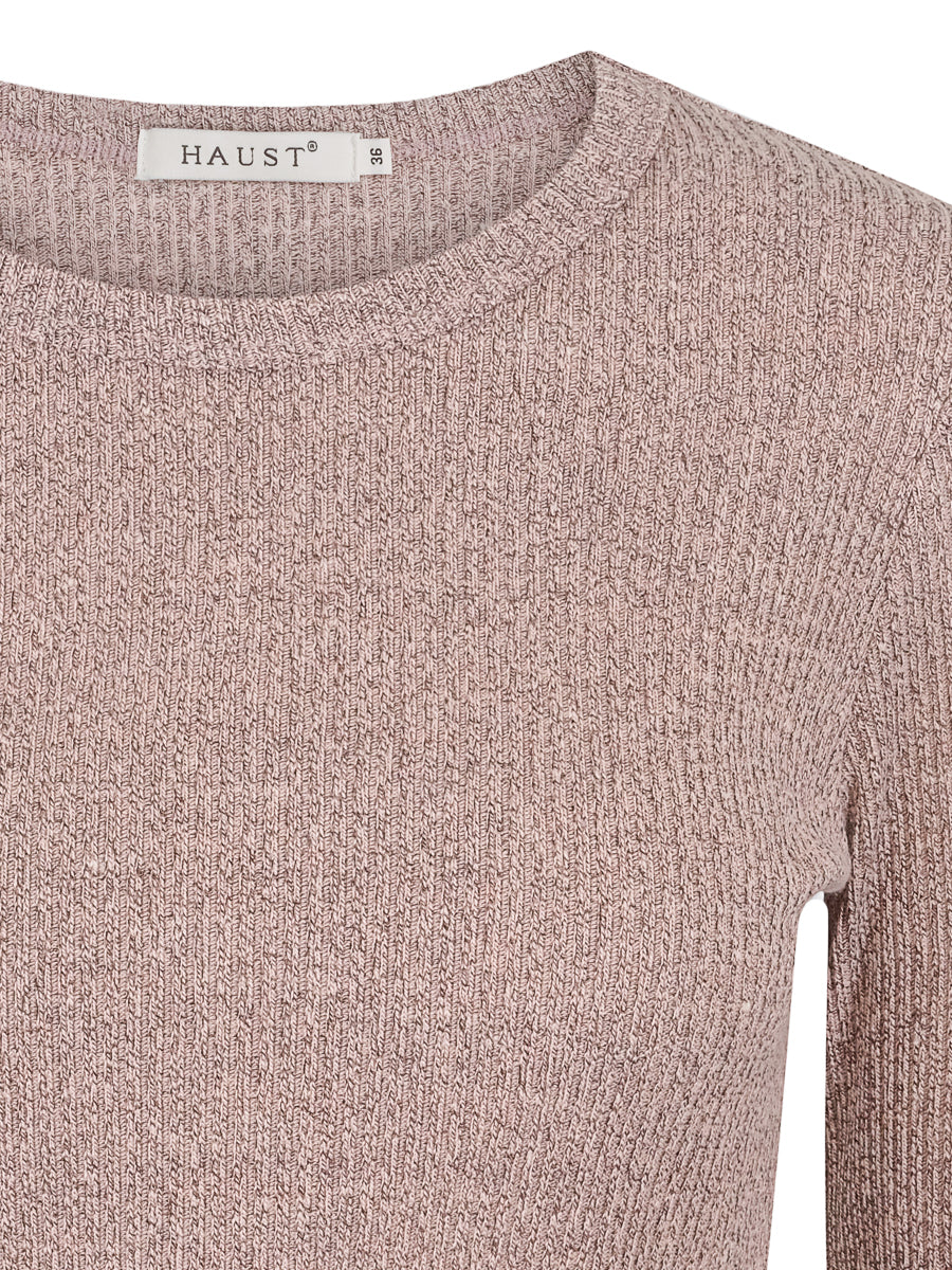 Rib top Dusty Rose