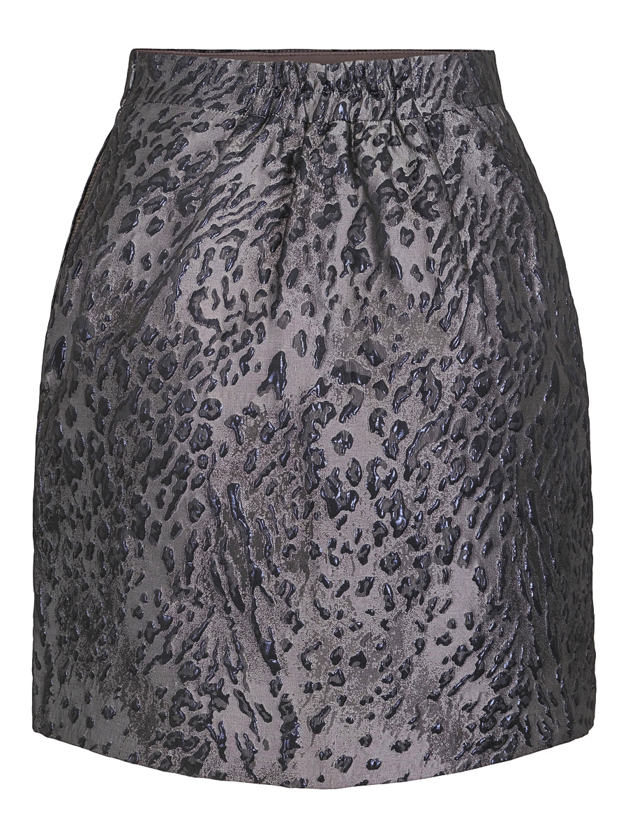 Jacquard skirt Grey