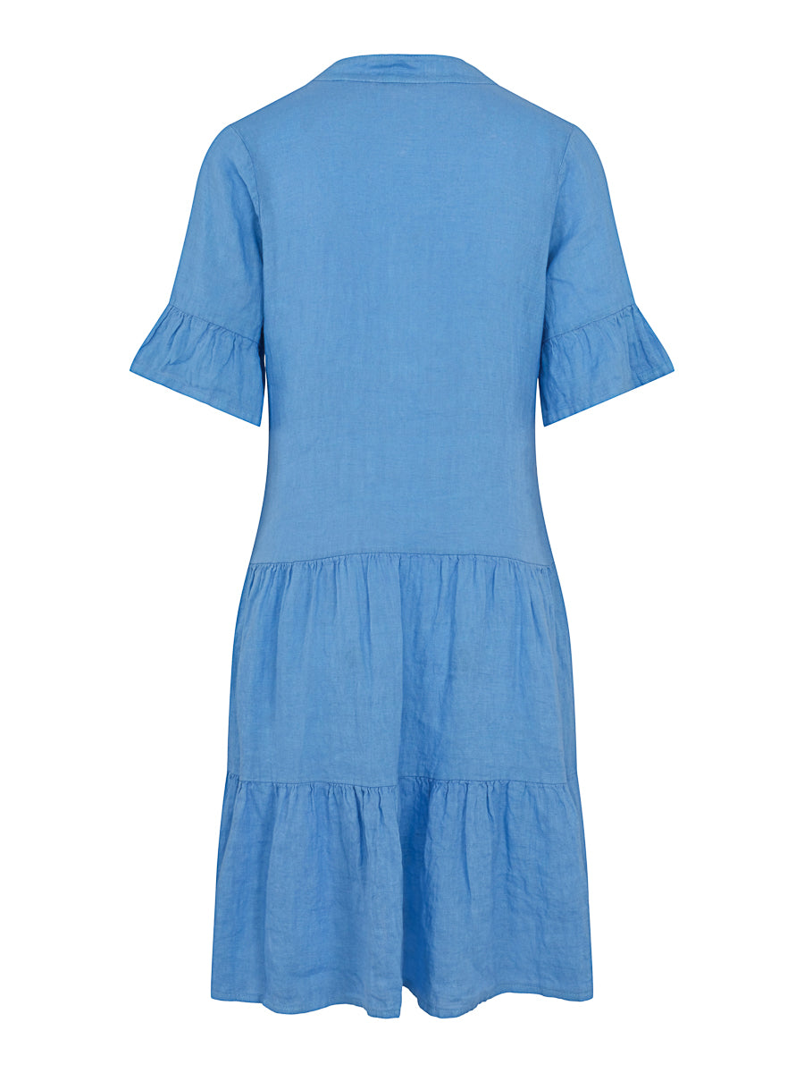 Linen layer dress Blue
