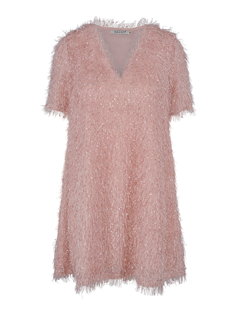 Hairy dress Rose