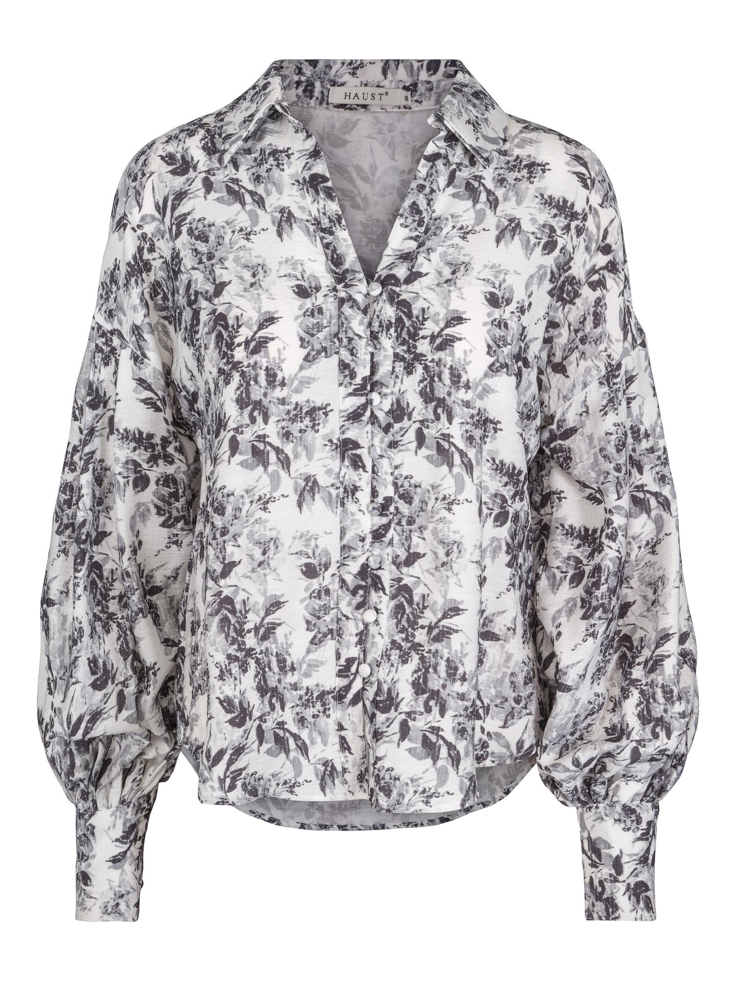 Sleeve blouse Grå