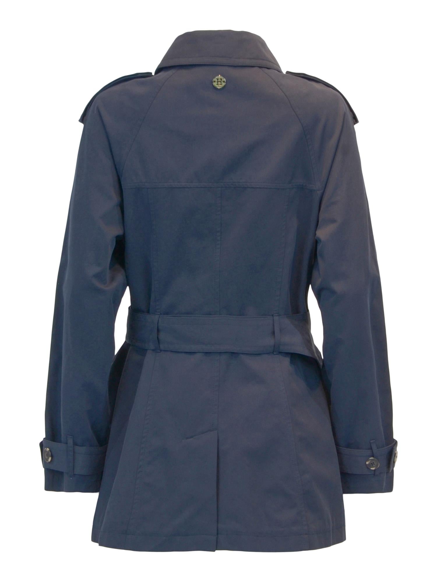 Short classic trench coat Navy
