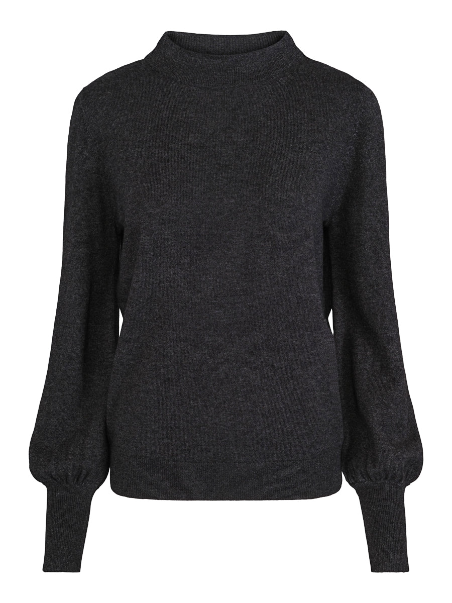 Knitted sleeve pullover Antrasit Mel