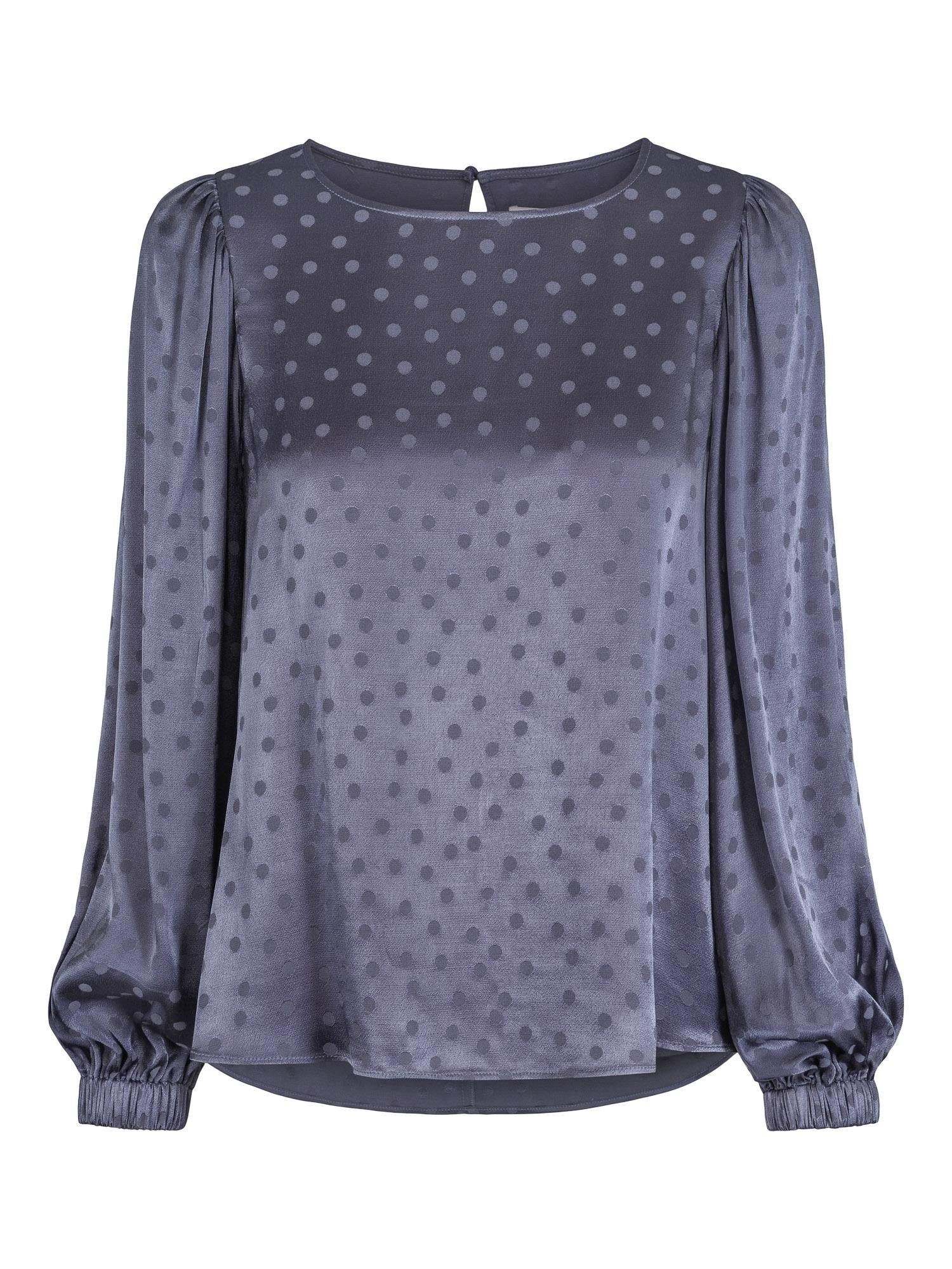 Dotted blouse Jeans blue
