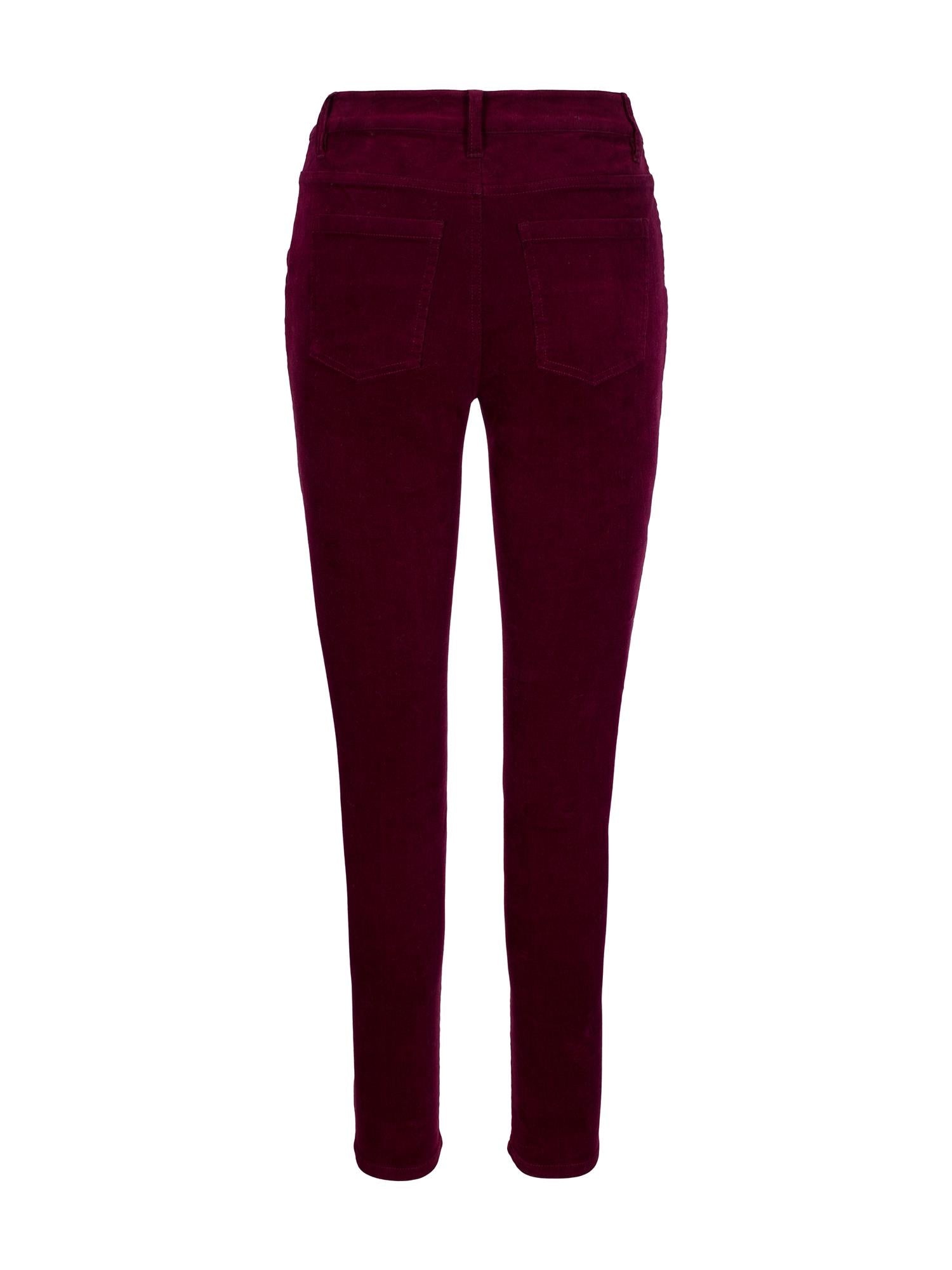 Cord detailed trouser Dark Rose