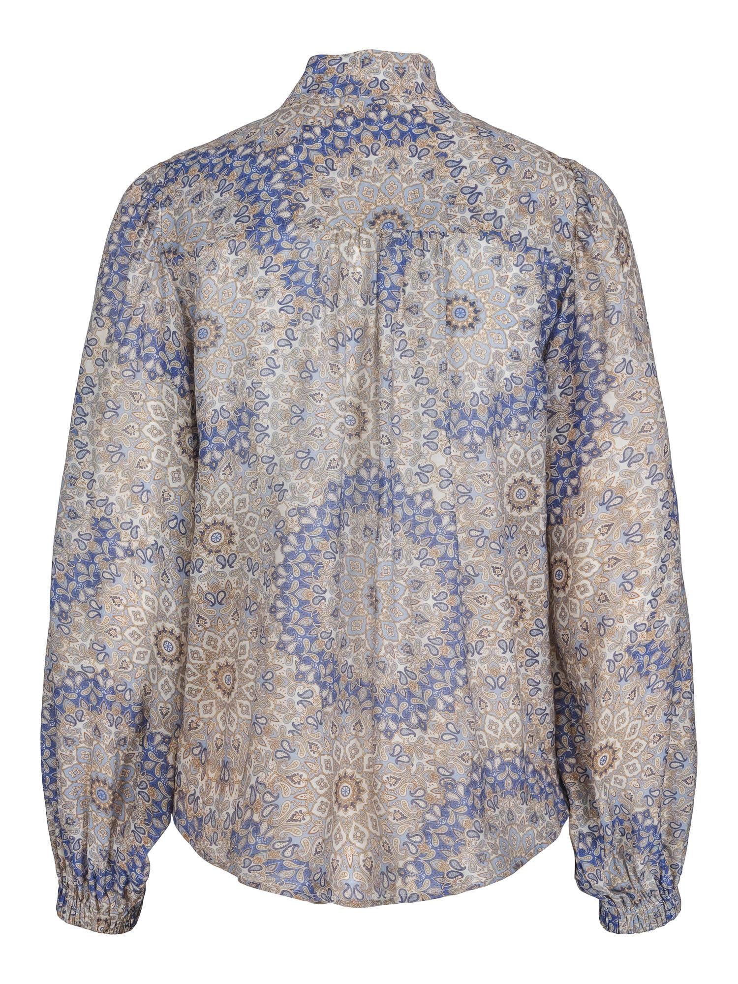Button blouse Blå