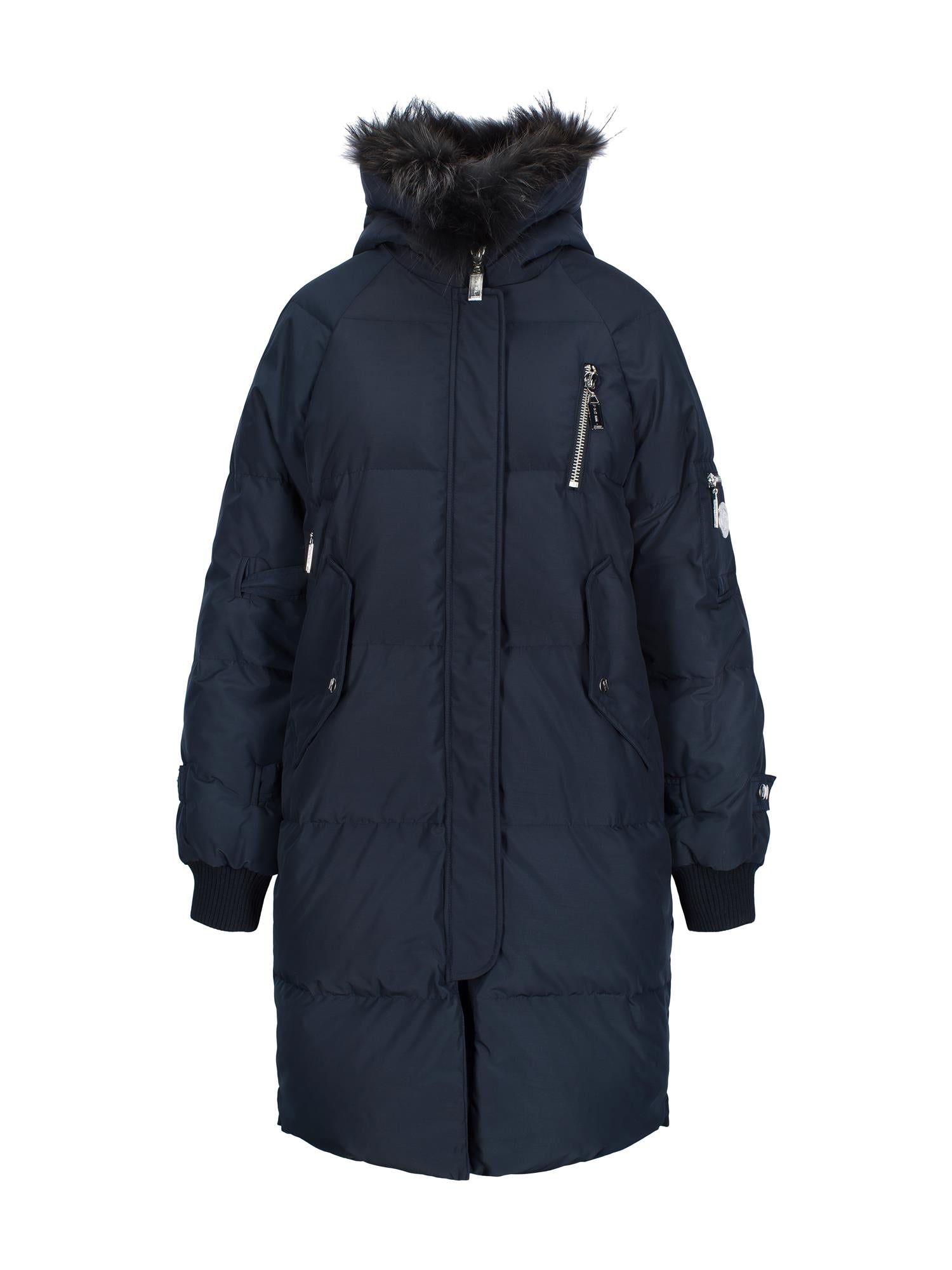 Favorite long puffer Navy
