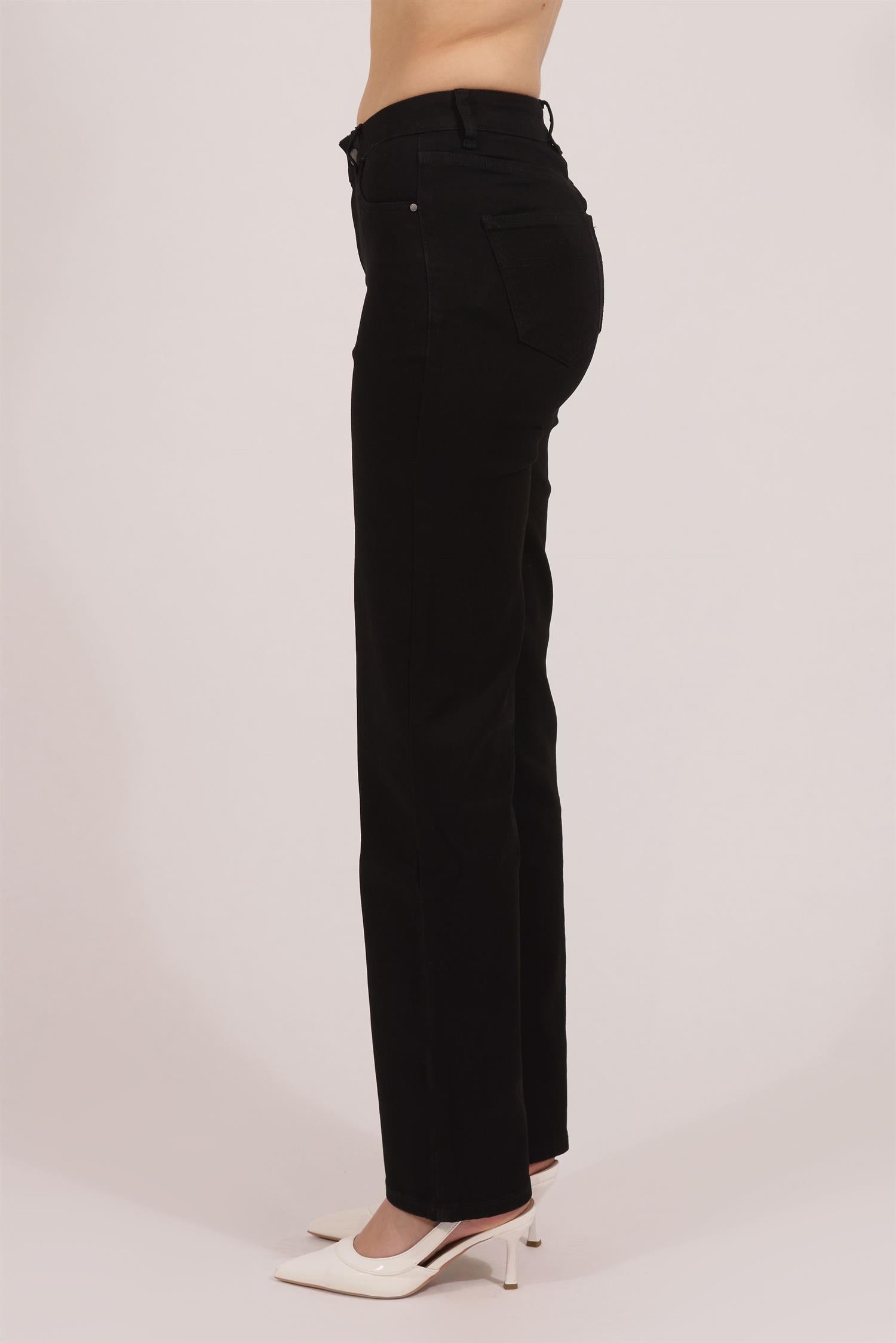 Loose fit jeans Black