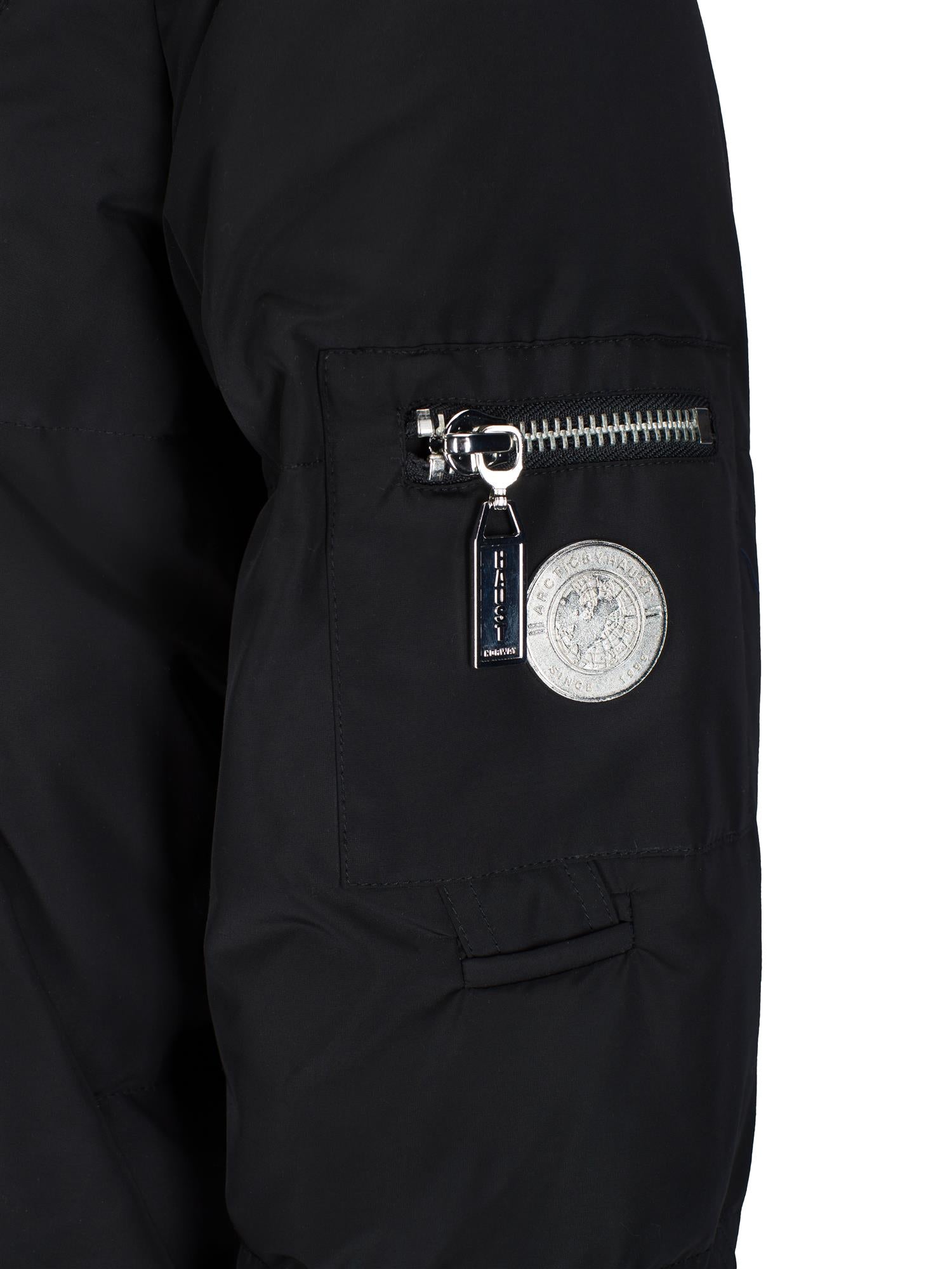 Favorite long puffer Black