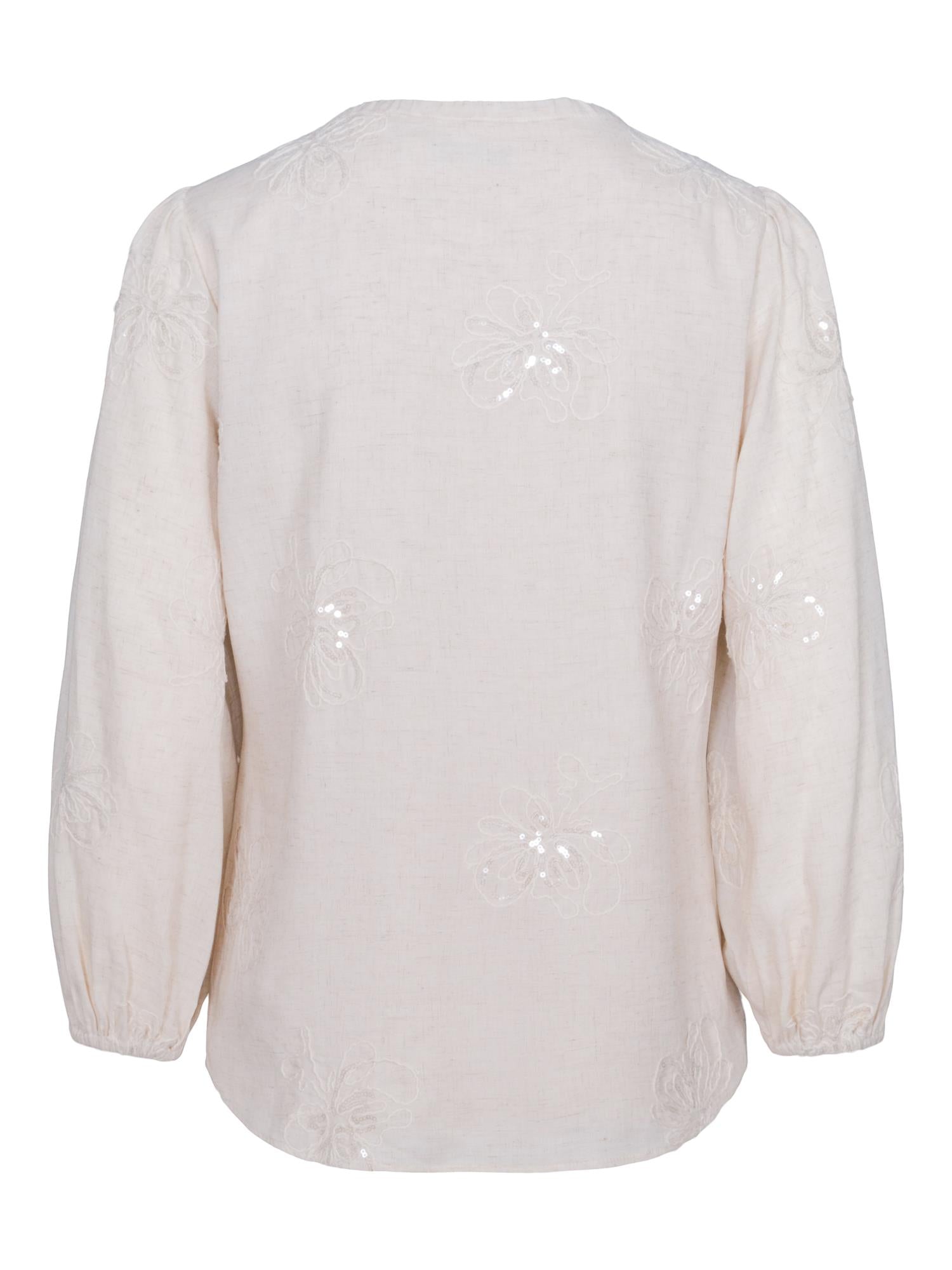 Feminine blouse Naturfarget