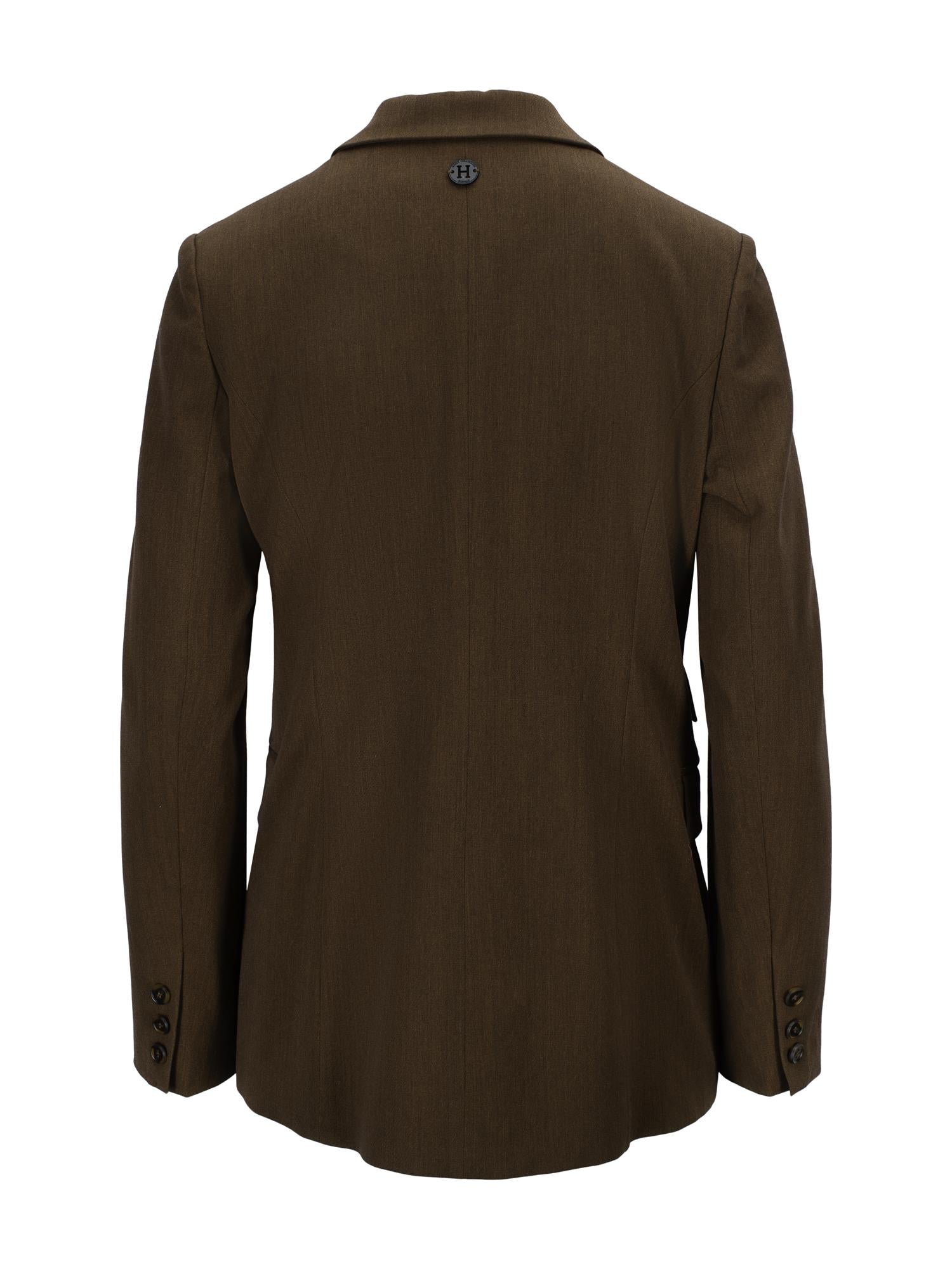 Dbl chested blazer Cognac