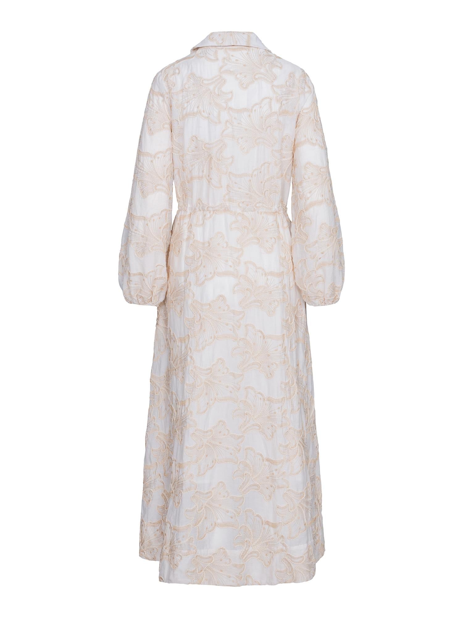 Long tassel dress Sand