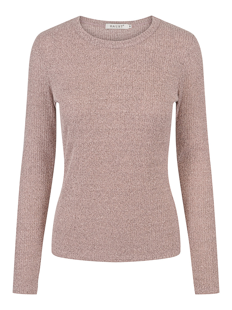Rib top Dusty Rose