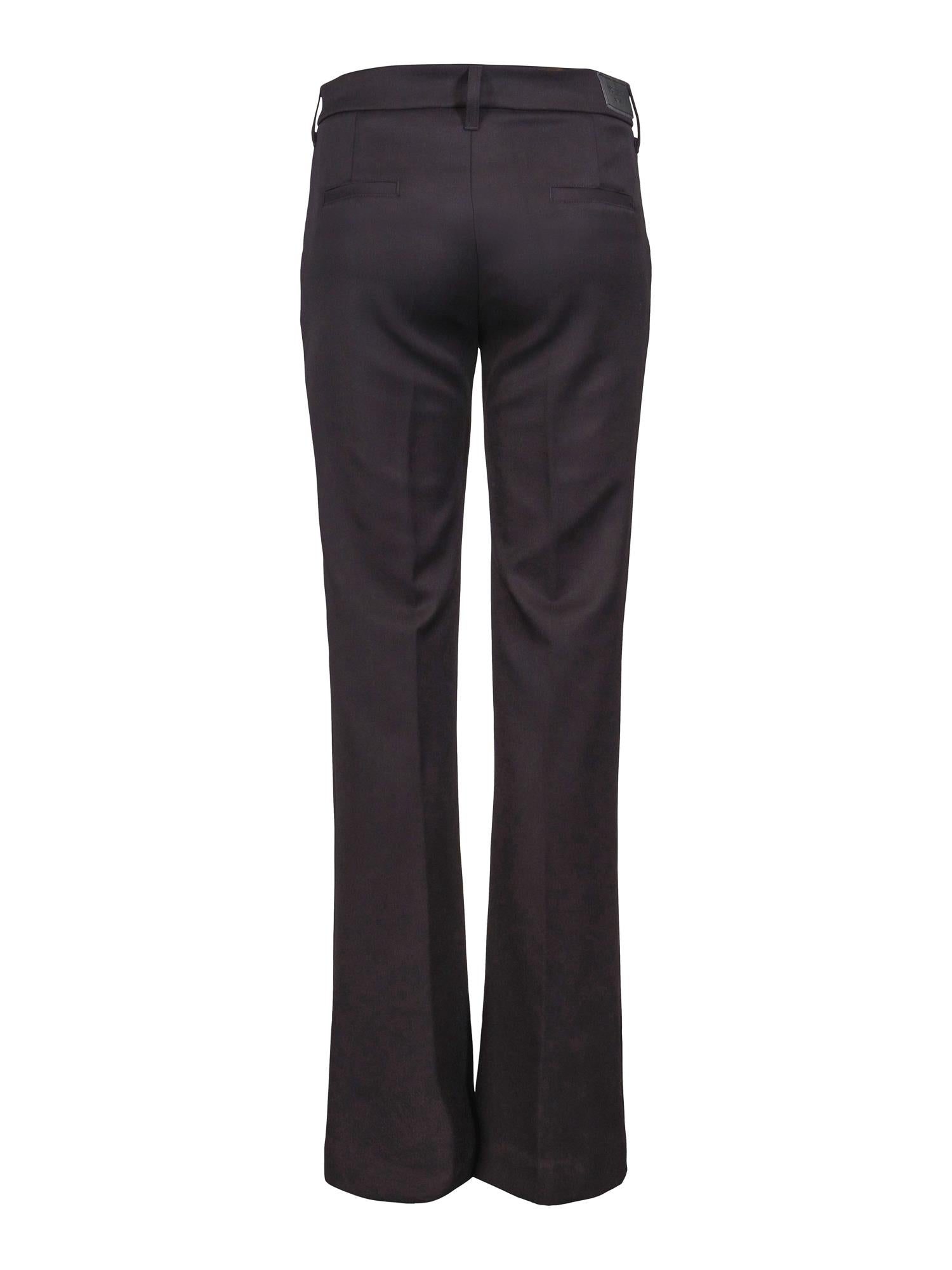 Casual flared trouser Sort