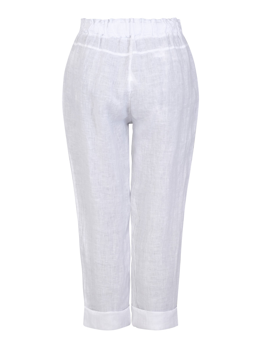Linen trouser White
