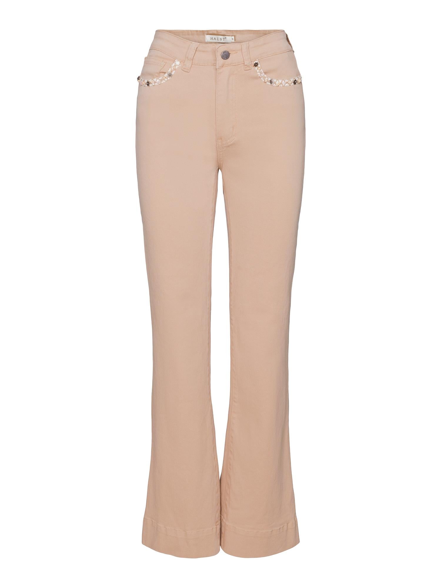 Casual stretch twill trouser w/Ribbon Sand