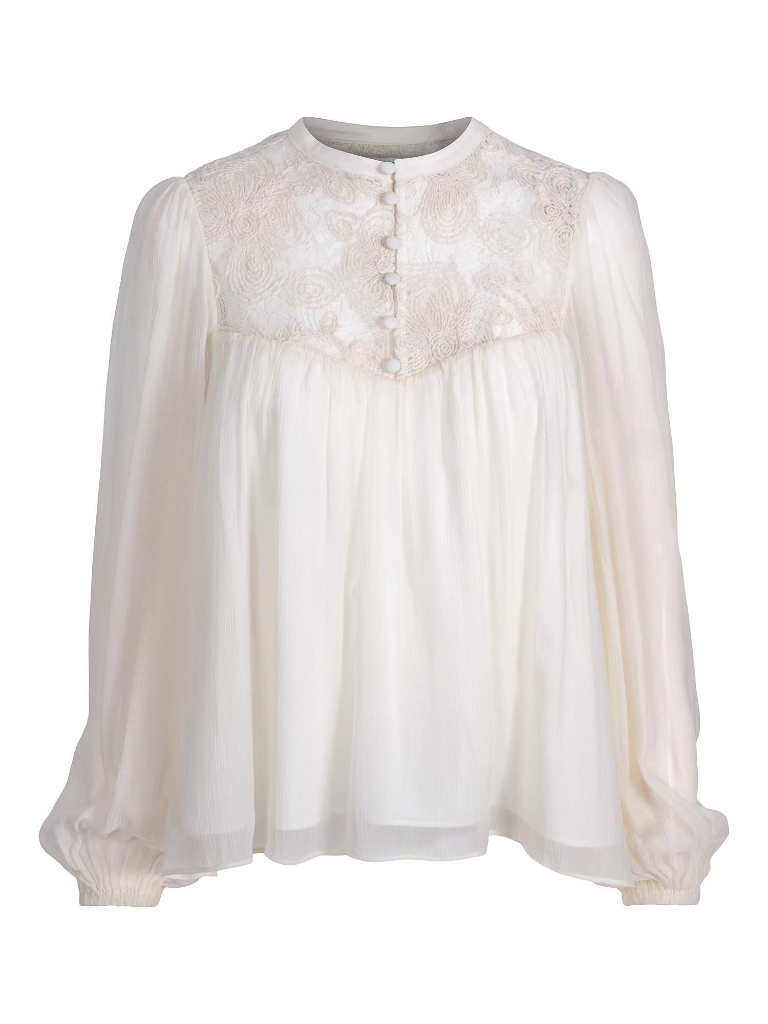 Lace blouse Creme