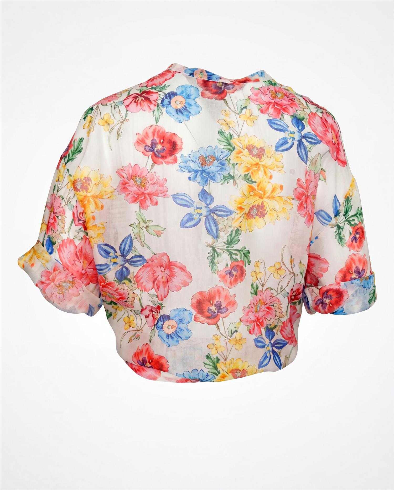 Tie shirt, flower Flower