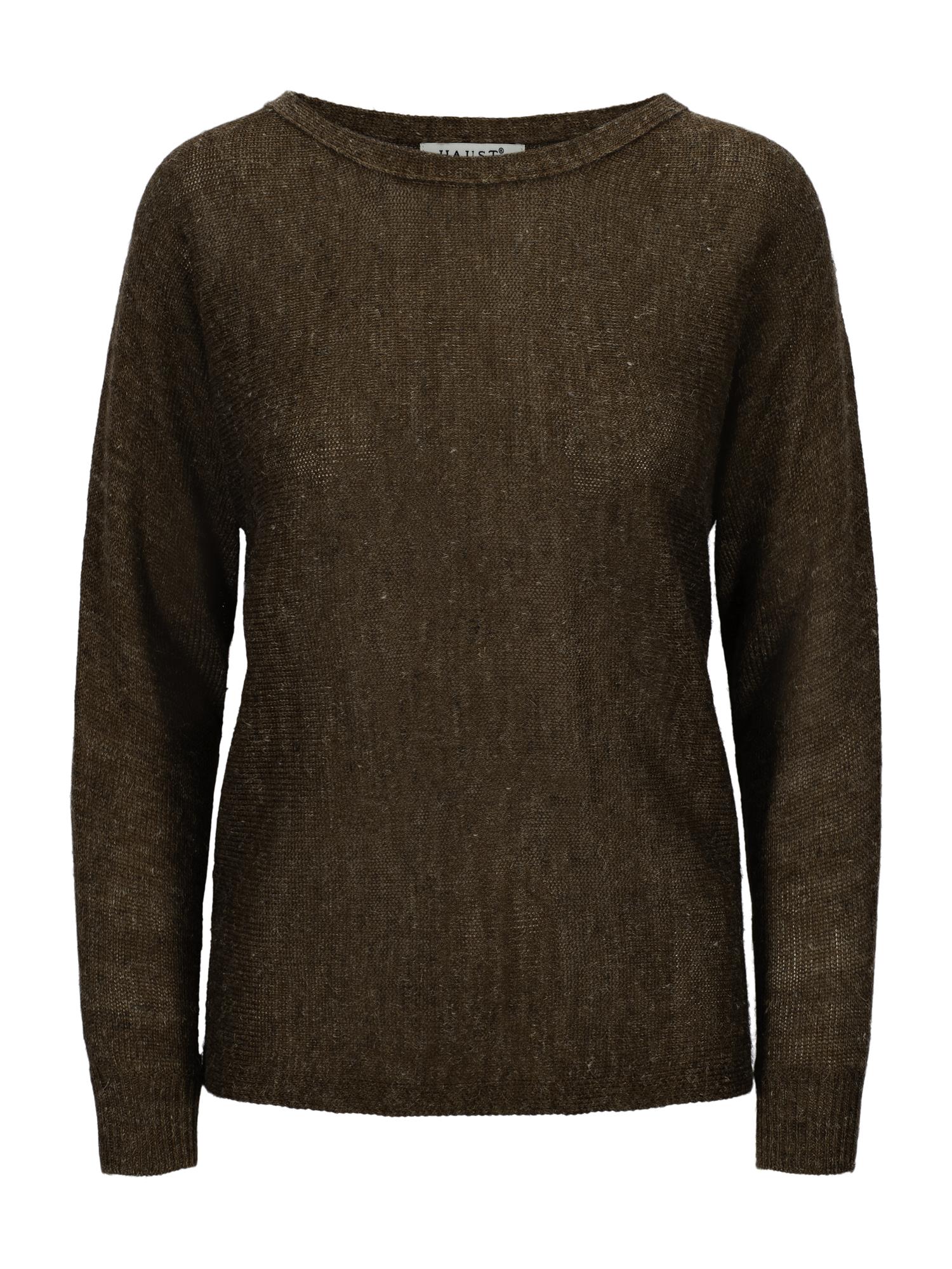 Linen V-neck Cognac