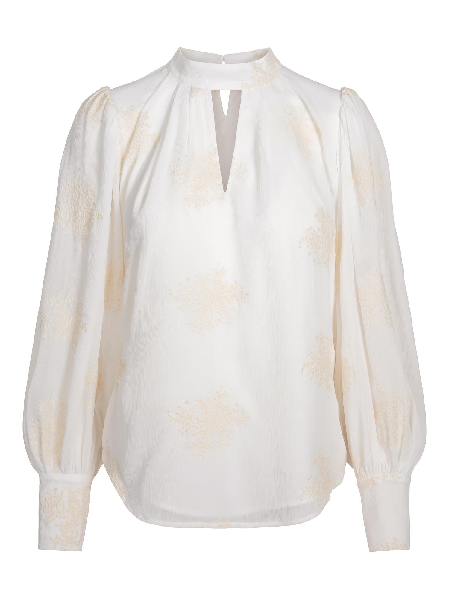 Special embr blouse Creme