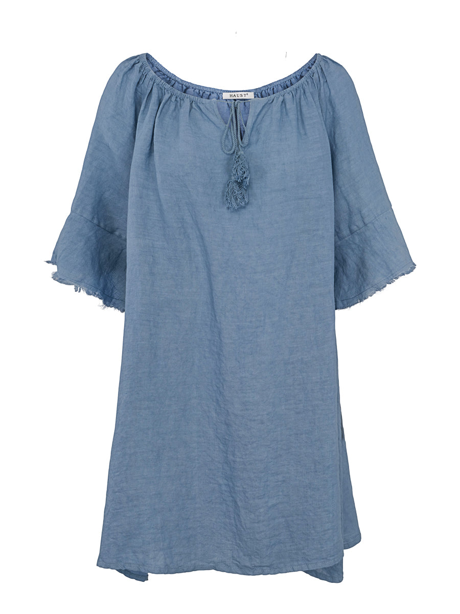 Tassel dress Jeans Blue
